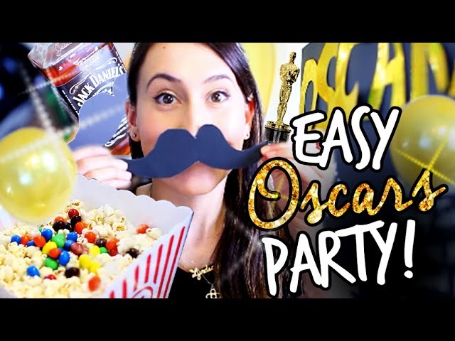 DIY Oscars Party: Decor, Snacks, & Drinking Games (ONLY $20)! | itsLyndsayRae