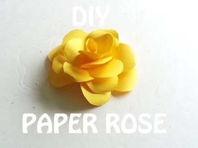 {DIY} Paper Rose