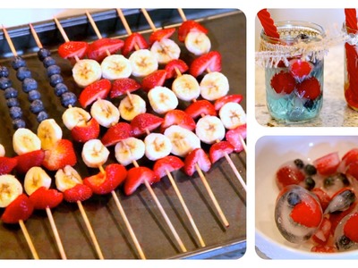 DIY Red White and Blue Treats | 4th of July Ideas