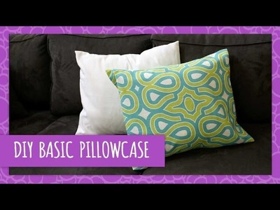 DIY Sew & NO Sew Basic Pillowcase- HGTV Handmade