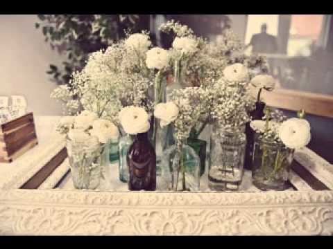 DIY Vintage wedding table decorating ideas