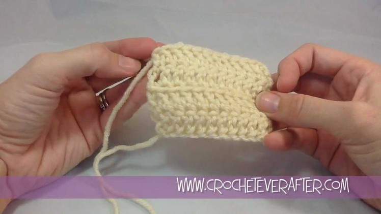 Double Crochet Tutorial #10: DC in the Front Loop Only