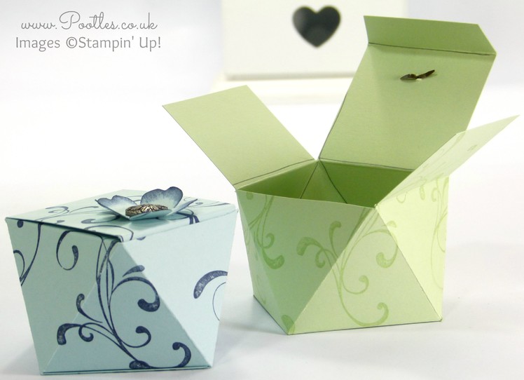 Faceted Gift Box Tutorial using Stampin' Up! Everything Eleanor