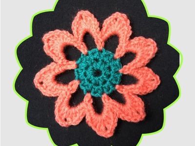 How to Crochet a Flower Pattern #56 │by ThePatterfamily