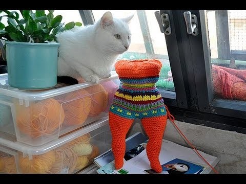 How to Crochet Amigurumi Nana - a tribute to Niki de Saint Phalle * Part 2 * Body