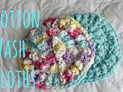 How to Crochet Cotton Washcloth