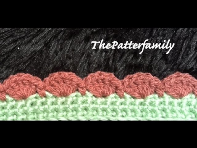 How to Crochet the Edge. Border. Trim Stitch Pattern #26 │ by ThePatterfamily