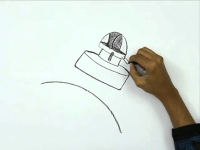 How to Draw a Alien landing craft