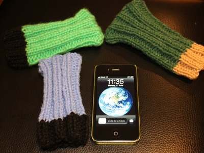 How to Knit IPod Sock