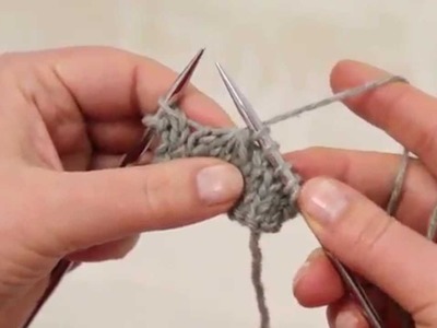 How to Knit - Multiple Stitches through back loop