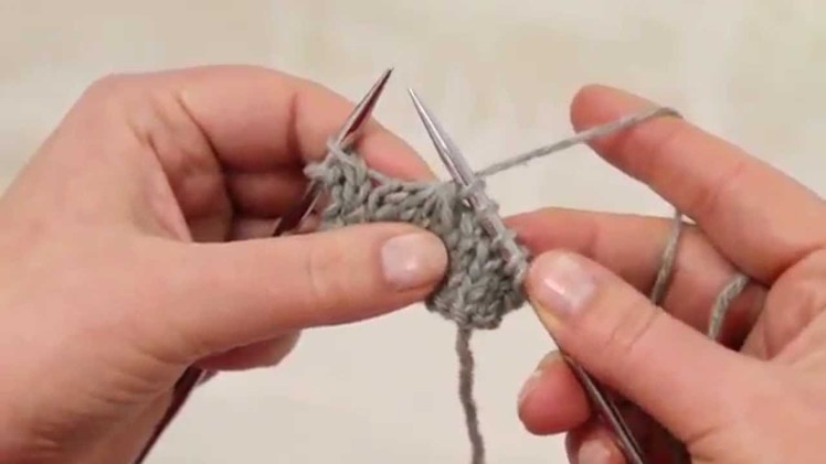 How to Knit - Multiple Stitches through back loop