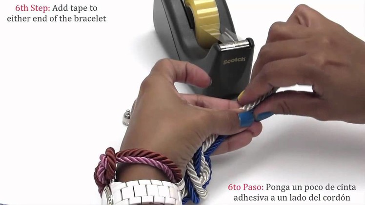 How to make a Nautical Cord Bracelet