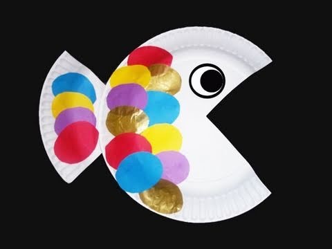 How to make a paper plate fish - EP