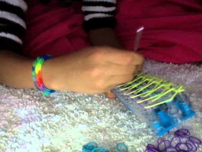 How to make a three string rainbow loom bracelet