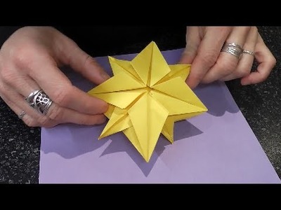 How to make an Origami star