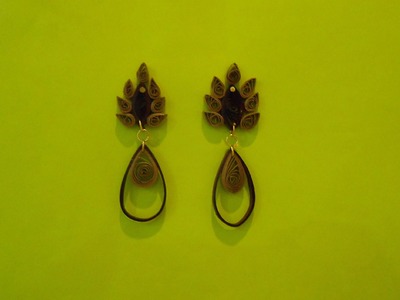How to Make Lovely Quilling Earring - Making Tutorial