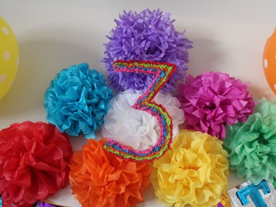 How to make Tissue Paper flower | Arts & Crafts | Decoration