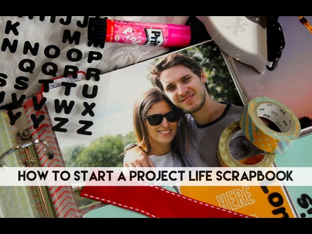 How to start a Project Life Scrapbook. Lily Pebbles