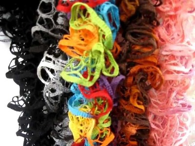 Knitted Ruffle Scarves 5
