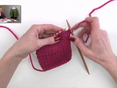 Knitting Help - Make 1 Below (M1B)