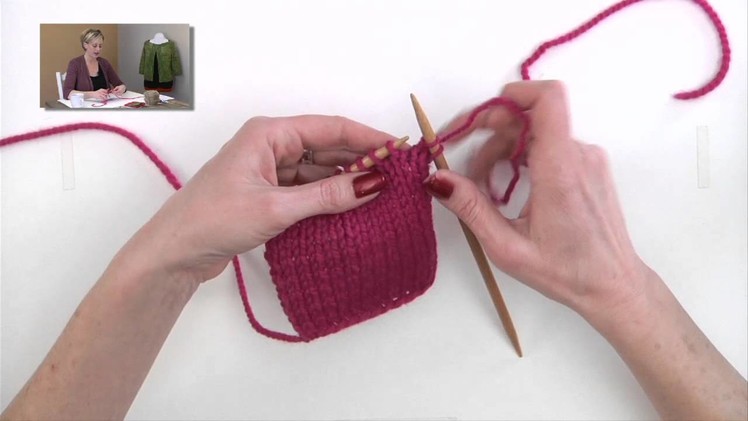Knitting Help - Make 1 Below (M1B)