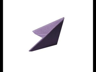 Learn how to do 3D Origami Art - Jaxster - Standard Flat Point Fold