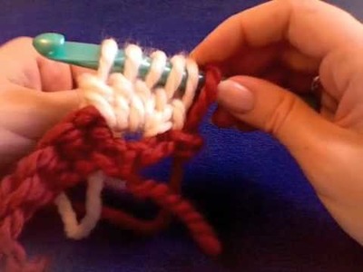 Learn to Crochet--Popcorn Stitch in 2 Colors with Beth Nielsen of ChiCrochet.com