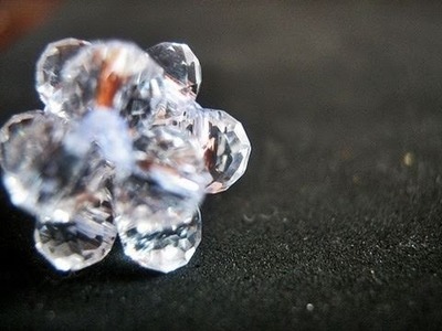 Make a Crystal beaded bead: Jewelry making
