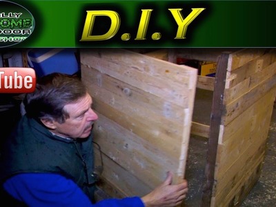 Make a Pallet Wood Trash Can screen CHEAP & EASY  |TA Outdoors