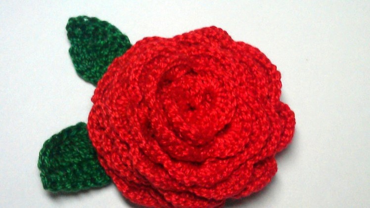 Make a Pretty 3D Crochet Rose - DIY Crafts - Guidecentral