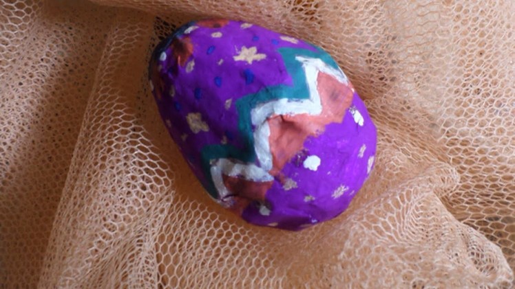 Make Colorful Paper Mache Easter Eggs - DIY Crafts - Guidecentral