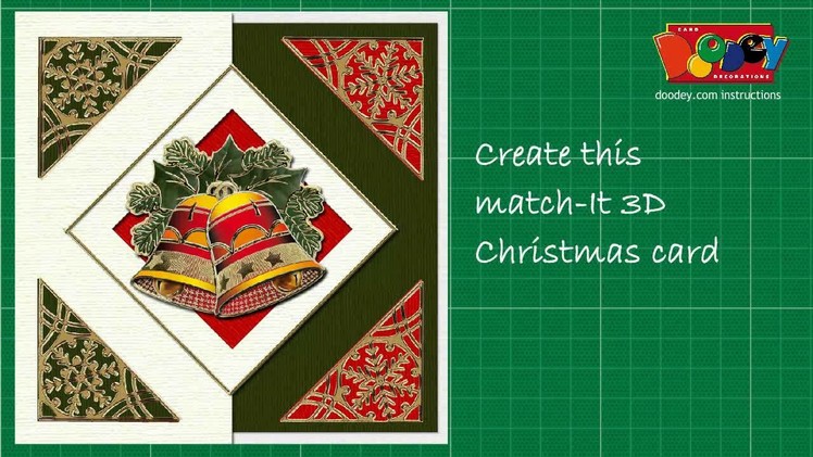 Match It® 3D Christmas card making techniques