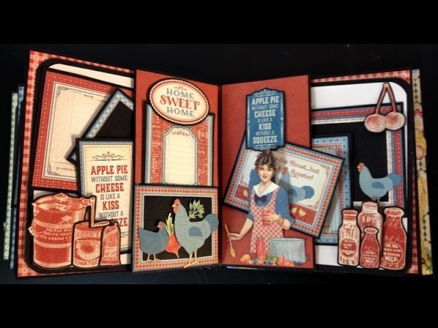 Mini Album Pocket Flip Page Tutorial for the 5X5 Home Sweet Home recipe album