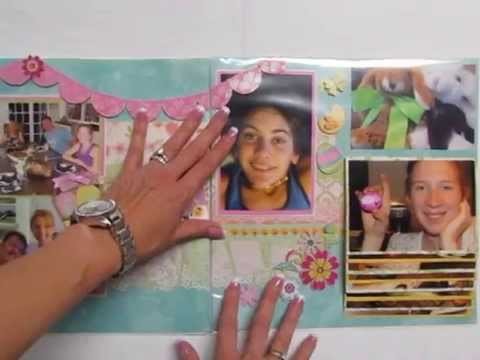 Power Scrapbooking Layouts Video 15: 12x24 Interactive Easter Layout