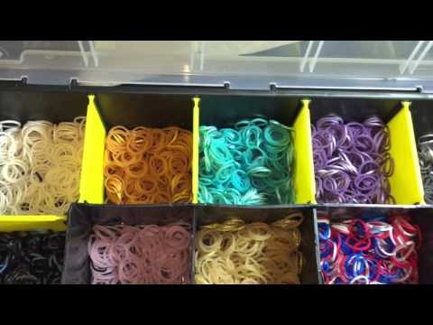 Rainbow Loom Bands.Bead.Looms Storage