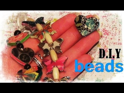 Recycled Flat Bead Tutorial by Jennibellie