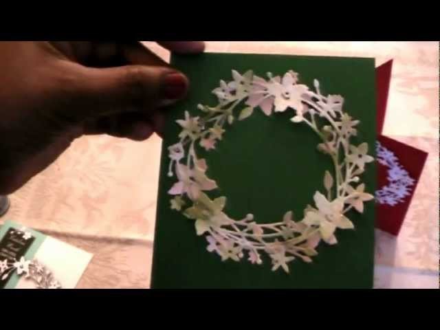 Scrapbooking: Christmas Cards With Memory Box Die