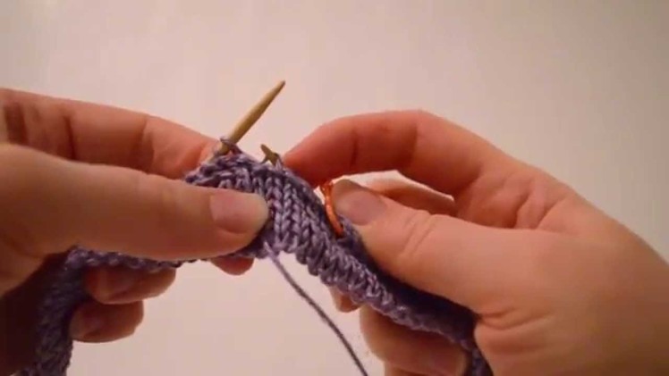 Self-hemming cast on: how to knit a seamless hem on your bottom up knitted garments