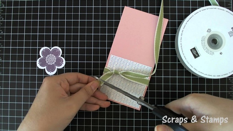 Stampin' Up! Tutorial - Post-It Note Holder - Scraps & Stamps