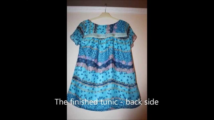 The making of a tunic top