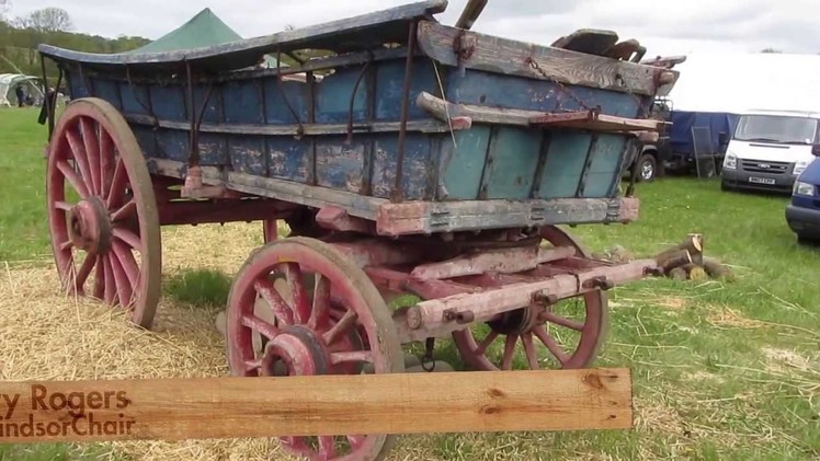 The Wheelwrights Craft - Woodwork and Blacksmithing on old wagon.
