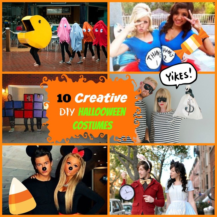 10 Creative DIY Costumes for Groups,Couples,Besties. 
