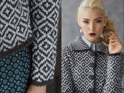 #12 Graphic Jacket, Vogue Knitting Holiday 2013