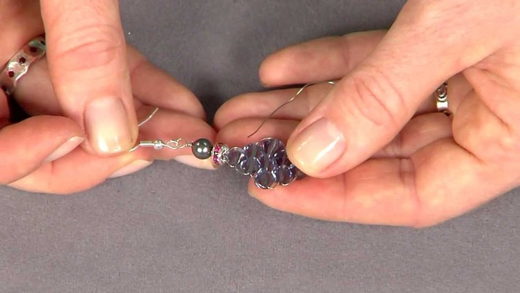1903-1 Beads, Baubles & Jewels host Katie Hacker uses wire to stitch bead chandelier earrings