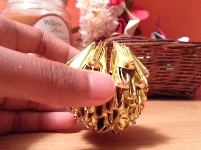 3d origami golden snitch part 1