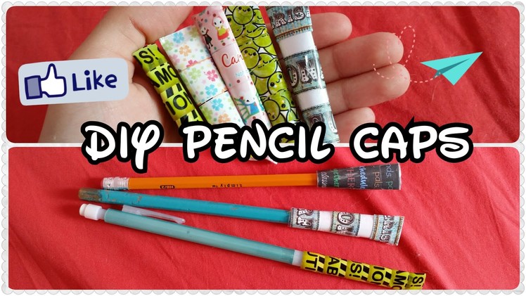 Back to school supplies: Paper Pencil Caps DIY!
