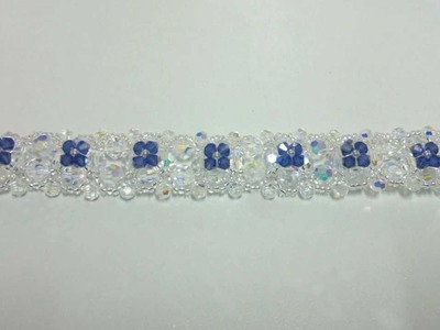 Beading4perfectionists : Victorian Bracelet beading tutorial with Swarovski and miyuki beads
