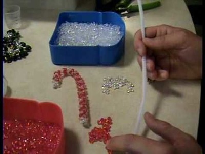 Candy Canes Beaded for Christmas Tree