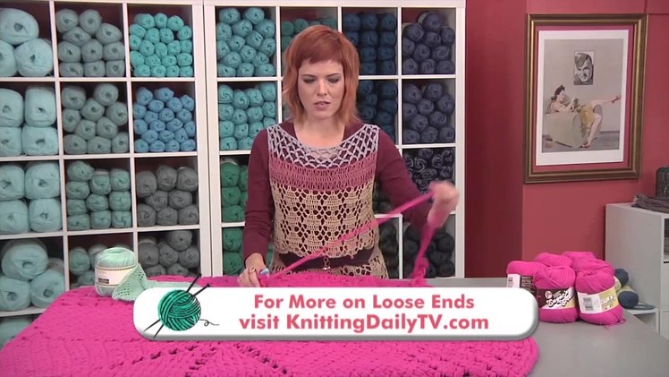 Crochet a Thrown Rug Inspired by a Doily, from Knitting Daily TV Episode 1409 with Vickie Howell