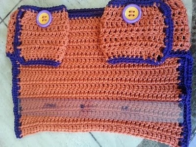 Crochet easy adult adjustable diaper costume DIY tutorial